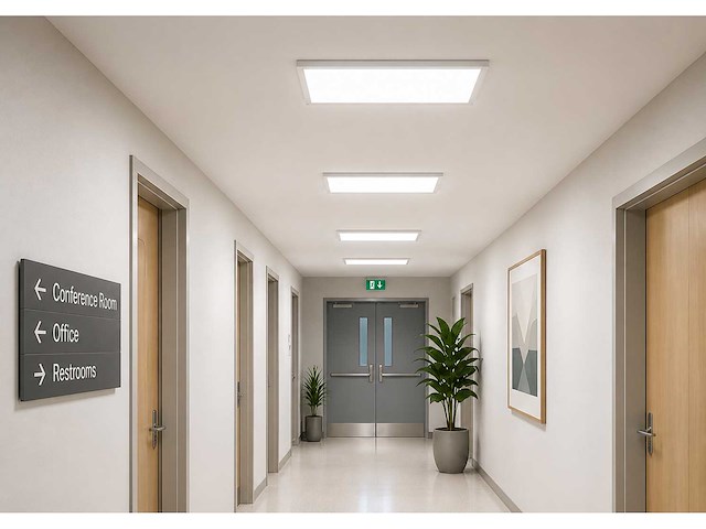 16 x opbouw frame voor led paneel – 1200x300mm – ip20 – frame-30120 - afbeelding 2 van  5
