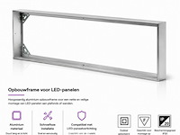16 x opbouw frame voor led paneel – 1200x300mm – ip20 – frame-30120 - afbeelding 1 van  6