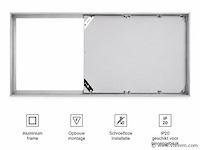 16 x opbouw frame voor led paneel – 600x300mm – ip20 – frame-3060 - afbeelding 1 van  5