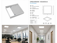 16 x opbouw frame voor led paneel – 600x600mm – ip20 – frame-6060 - afbeelding 5 van  5