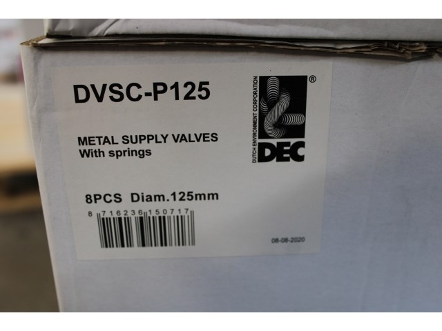 16 x pulsie ventiel met klemveren ø125 - afbeelding 1 van  2