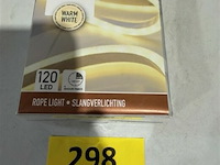 16 x slangverlichting 1m warm white 120 led met timer