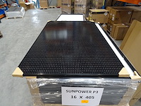 16 x zonnepaneel sunpower p3 405 (6.480 wp)