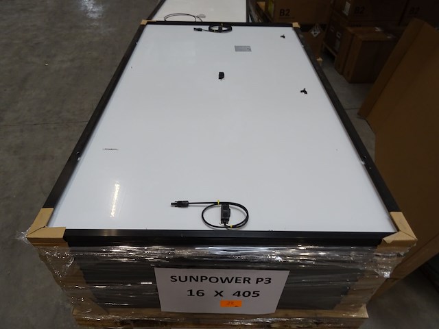 16 x zonnepaneel sunpower p3 405 (6.480 wp) - afbeelding 3 van  5