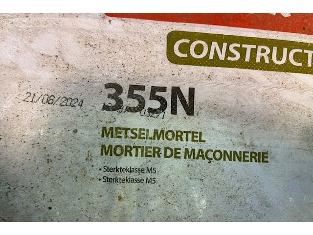 16 zakken metselmortel diamur - afbeelding 4 van  4