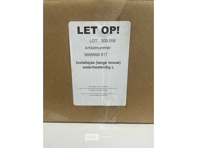 1600x operatie schorten maat xl 32 dozen van 50 stuks op een pallet - afbeelding 3 van  3