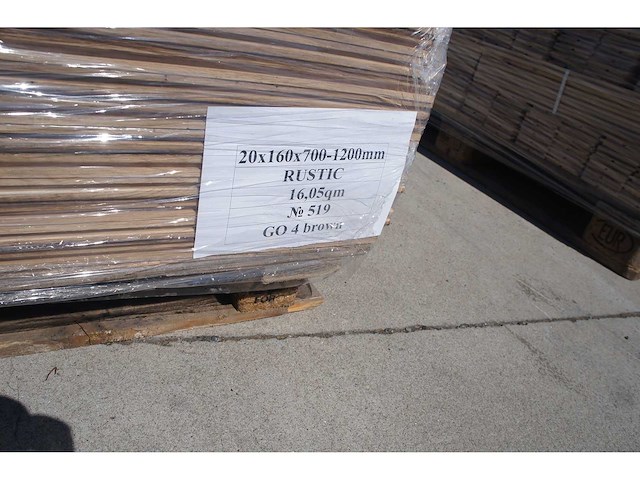16,05 m² massief eiken parket 20mm clay oil - afbeelding 4 van  6