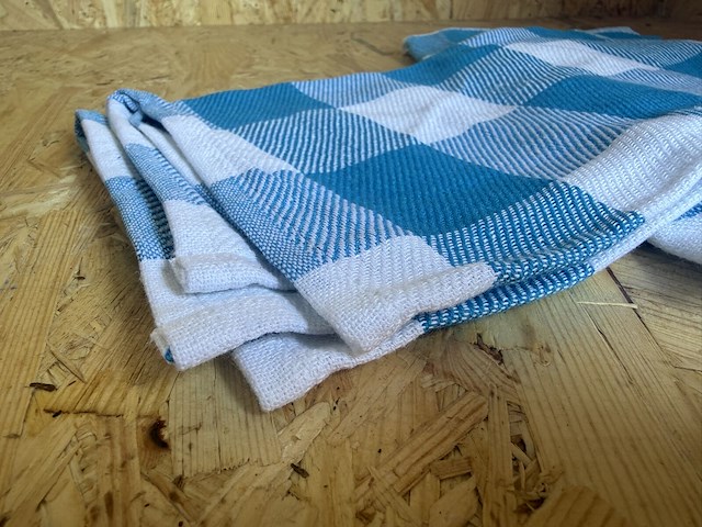 160x professionele horeca theedoek acr triple star, blauw - afbeelding 2 van  4