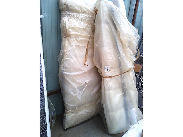 160x200 bed met opbergruimte - beige fluweel - afbeelding 7 van  8