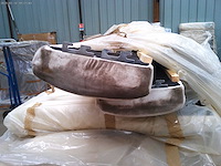 160x200 bed met opbergruimte - beige fluweel - afbeelding 8 van  8