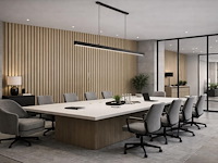 16.2m2 akoestisch wandpaneel cream 2700x600x21mm - afbeelding 3 van  3