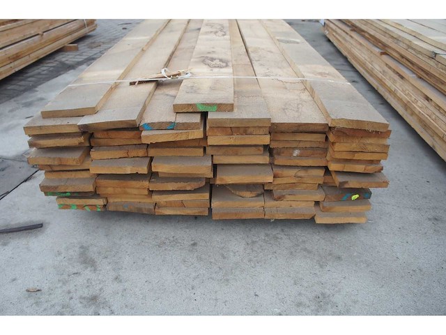1,65 m³ eiken planken 30mm droog - afbeelding 4 van  5