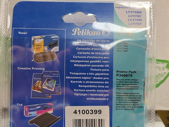 (165x) inktpatronen voor printers pelikan p15 - afbeelding 3 van  4