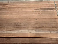 16,6 m² afrormosia brut ovendroog