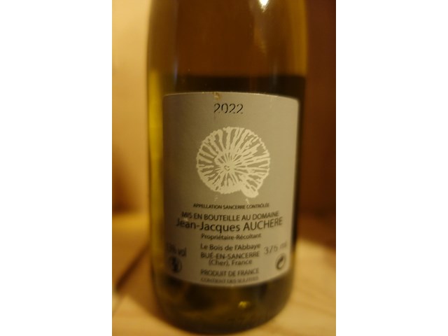 16x 37,5cl domaine jean-jacques auchere sancerre 2022 - afbeelding 3 van  5