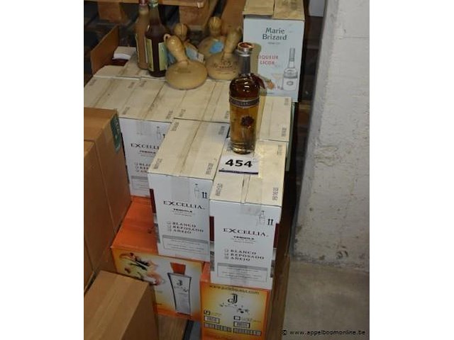 16x fles amber tequila, excellia, anejo, 700ml - afbeelding 1 van  4