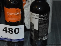 16x fles diverse wijn, sherry en port, o.a. marvilha madeira, viña b, drysack, demarcação, 75cl - afbeelding 3 van  3