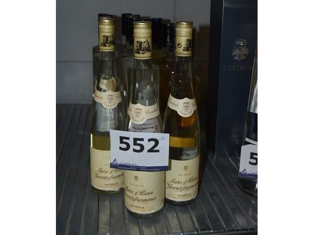 16x fles eau-de-vie, trimbach, marc d'alsace gewurztraminer - afbeelding 1 van  3