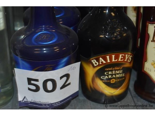 16x fles likeur, diverse merken (o.a. baileys, amarula, tia maria), diverse soorten - afbeelding 2 van  3