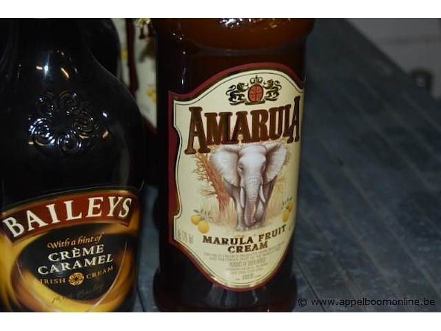 16x fles likeur, diverse merken (o.a. baileys, amarula, tia maria), diverse soorten - afbeelding 3 van  3