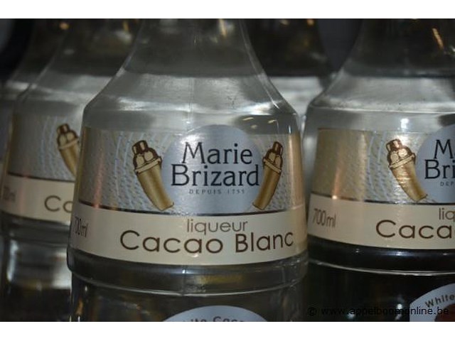 16x fles likeur, marie brizard, o.a. cacao blanc, coconut, canela, 700ml - afbeelding 2 van  3