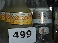 16x fles likeur, marie brizard, o.a. cacao blanc, coconut, canela, 700ml - afbeelding 3 van  3