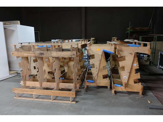 16x houten glasbok - afbeelding 1 van  4