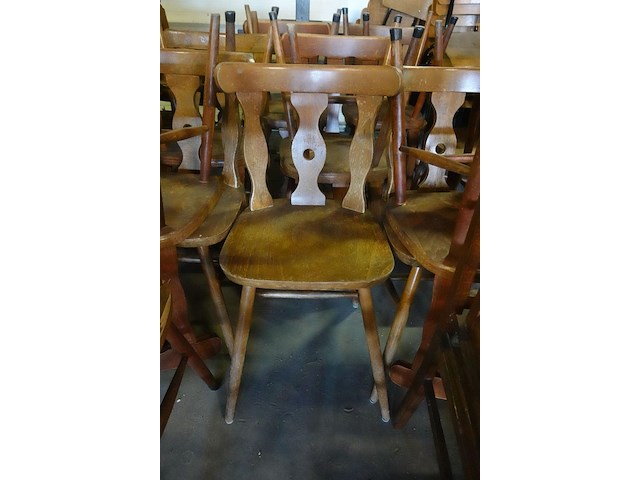 16x houten stoel - afbeelding 3 van  4