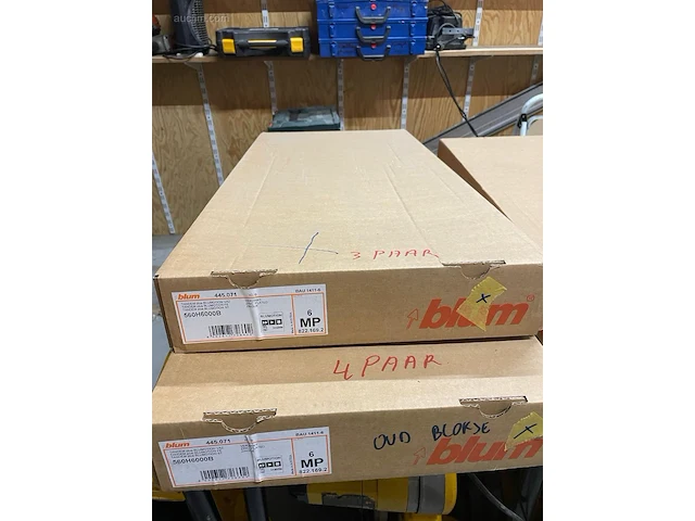 (16x) ladengeleiders blum 766h6500m - afbeelding 2 van  4