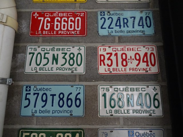 16x metalen amerikaanse nummerplaat - afbeelding 3 van  4