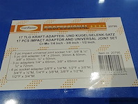 17 delige kracht adadpterset met kogelgewricht - afbeelding 9 van  9