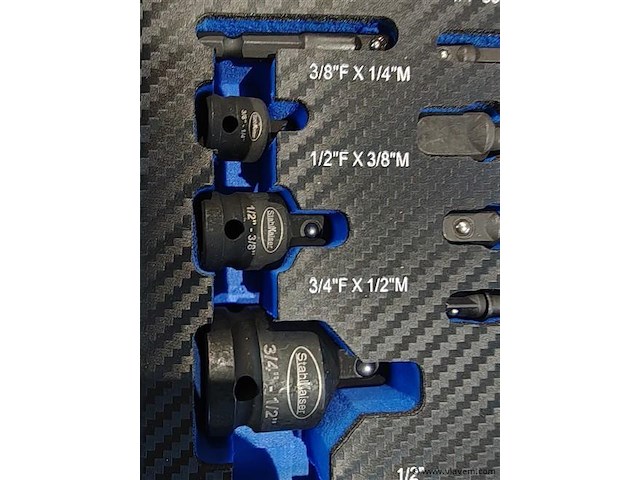 17 delige kracht adadpterset met kogelgewricht - afbeelding 7 van  9