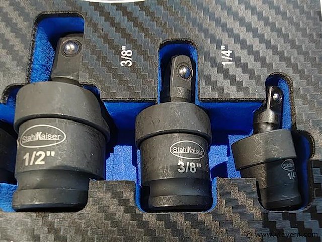 17 delige kracht adadpterset met kogelgewricht - afbeelding 8 van  9