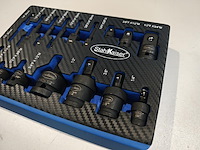 17 delige kracht adadpterset met kogelgewricht - afbeelding 2 van  9