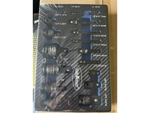 17 delige kracht adapter en kogelgewricht set - afbeelding 1 van  6