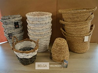 17 div rieten korfjes - afbeelding 1 van  4