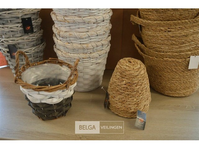 17 div rieten korfjes - afbeelding 2 van  4