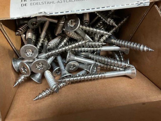 17 dozen hout schroeven deels inox - afbeelding 5 van  8