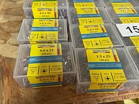 17 dozen houtschroeven met bits - afbeelding 3 van  6