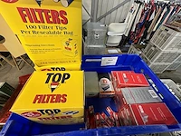 17 dozen sigaretten papier, filters, rolmachine