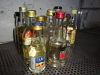 17 flesjes gin en vodka - afbeelding 1 van  2