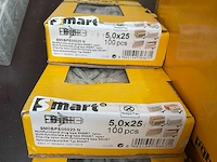 17 x dozen pluggen; cellenbetonnagel met kraag; metalen kozijnpluggen - afbeelding 2 van  10