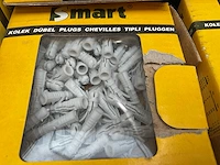 17 x dozen pluggen; cellenbetonnagel met kraag; metalen kozijnpluggen - afbeelding 7 van  10