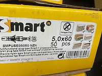 17 x dozen pluggen; cellenbetonnagel met kraag; metalen kozijnpluggen - afbeelding 9 van  10
