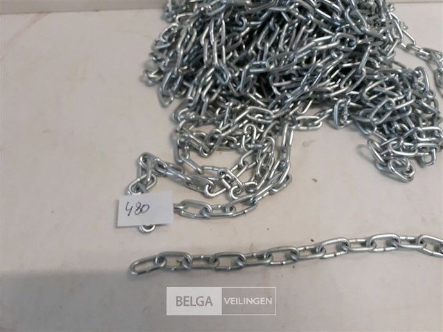 17 x ketting verzinkt 3 mm - afbeelding 3 van  3