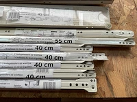 17 x ladegeleiders op wieltjes - afbeelding 3 van  8