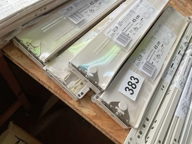17 x ladegeleiders op wieltjes - afbeelding 6 van  8