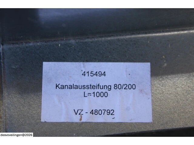 17 x mecano kanaalversterking 80x200 1m - afbeelding 4 van  4