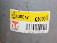 17 x san. t-stuk. sg dia 100-45' m/f - afbeelding 2 van  2