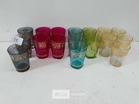 17 x t-lichtglaasje 8 cm mix kleuren - afbeelding 1 van  3